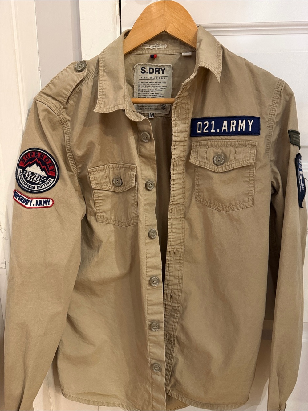 Superdry  Long Sleeve Shirt – Men’s Sz M